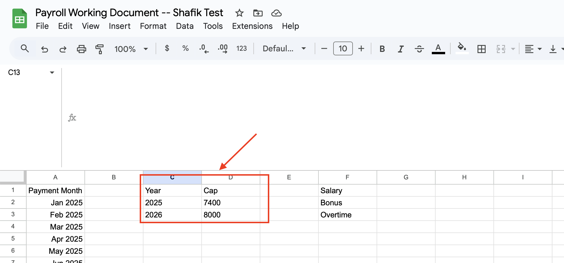 Validation sheet mapping for OWP